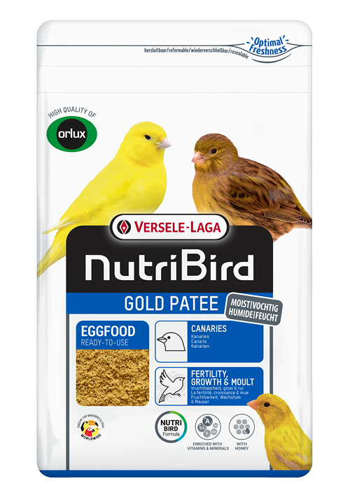 NutriBird Gold Patee Canarios 10 kg Pasta de huevo para Canarios